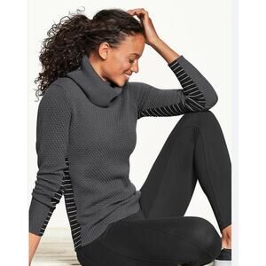 Athleta Merino Marina Sweater Gray SIZE XXS